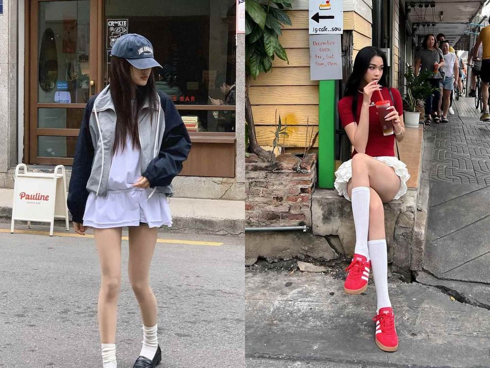 女團鉛筆腿這樣穿！韓妞最愛「中長筒襪穿搭」細腿密技！第四招看起來腿細掉一半！-12