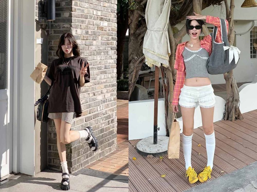 女團鉛筆腿這樣穿！韓妞最愛「中長筒襪穿搭」細腿密技！第四招看起來腿細掉一半！-13