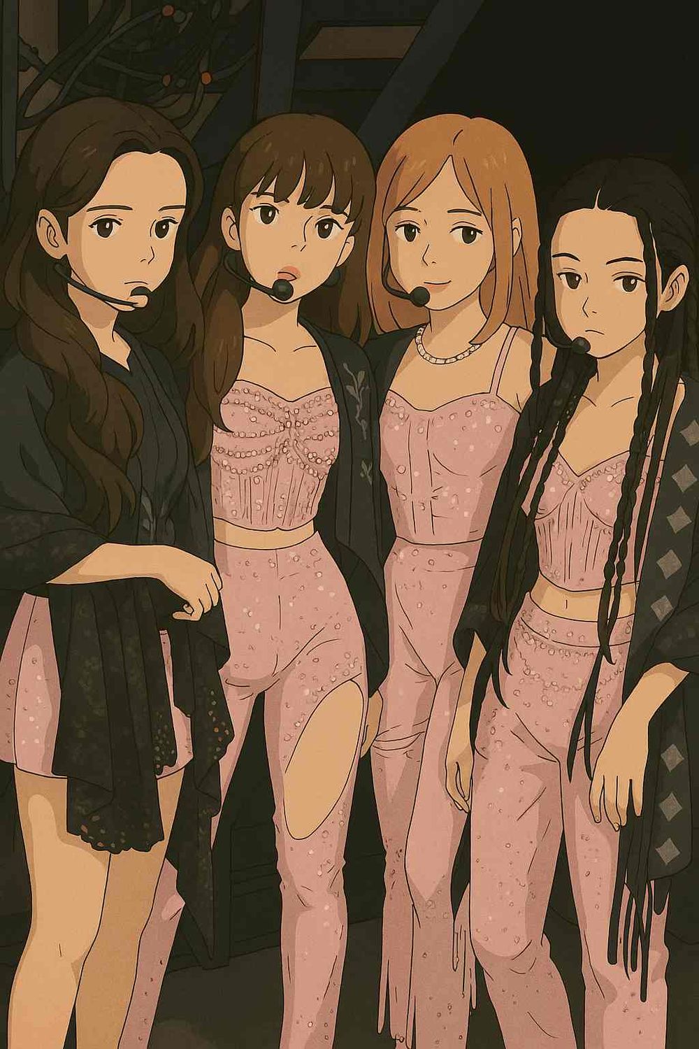 ChatGPT「吉卜力風格」爆紅！人氣韓星成宮崎駿人物，Feilx帥氣爆棚，Karina、Winter激似雙胞胎！-5