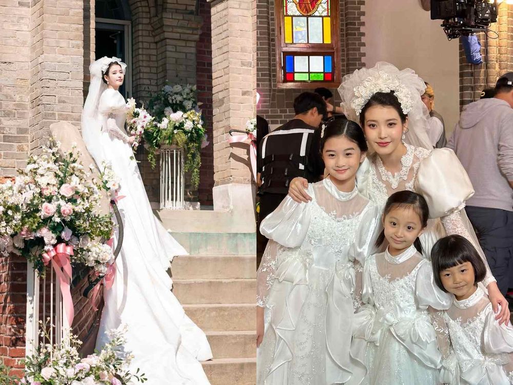 《苦盡柑來遇見你》大結局IU復古婚紗太美！爸媽全家福逼哭網友、2025韓劇婚紗大回顧！-3