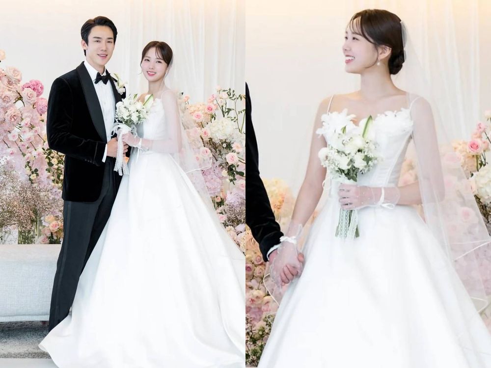 《苦盡柑來遇見你》大結局IU復古婚紗太美！爸媽全家福逼哭網友、2025韓劇婚紗大回顧！-7