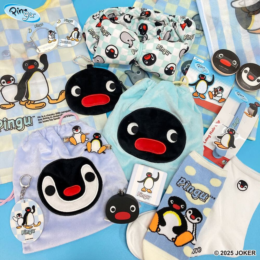日本百元商店開賣企鵝家族周邊小物！超可愛「Pingu零錢包、Pinga粉撲」銅板價就能帶回家！-2
