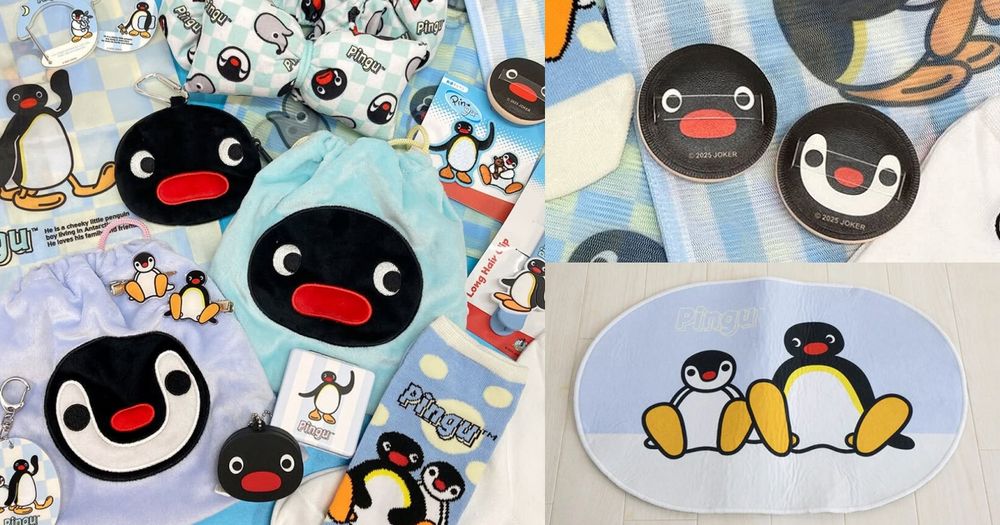 日本百元商店開賣企鵝家族周邊小物！超可愛「Pingu零錢包、Pinga粉撲」銅板價就能帶回家！-1
