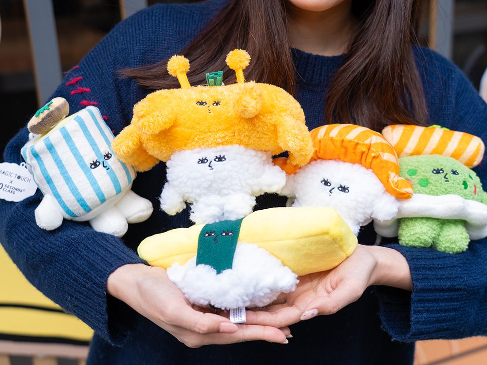 IG網友都在搶！MAGiC TOUCH×10秒鐘教室聯名「鮭魚握壽司、酪梨鮭魚」五款萌炸絨毛玩偶都想買！-3