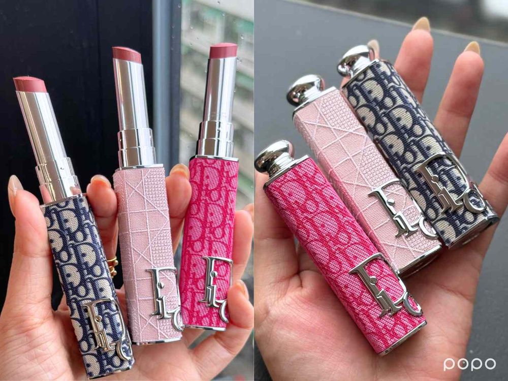 JISOO狂推精品唇膏！DIOR迪奧癮誘唇膏全新「釉光玫瑰裸色」上線，緹花、藤格紋唇膏殼太美，必須收編！-2