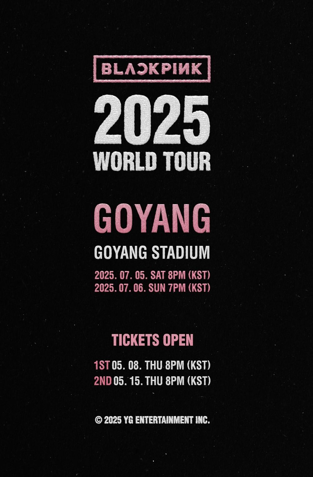 世界女團BLACKPINK 2025世界巡迴演唱會開跑！5月完整體回歸日程曝光，暌違兩年全員再度合體！-2
