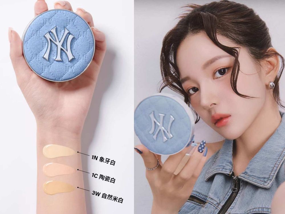 MLB竟推「丹寧布」氣墊粉餅！極霧無瑕＋微米級零粉感，一拍瞬間幻化高級偽素顏！-8