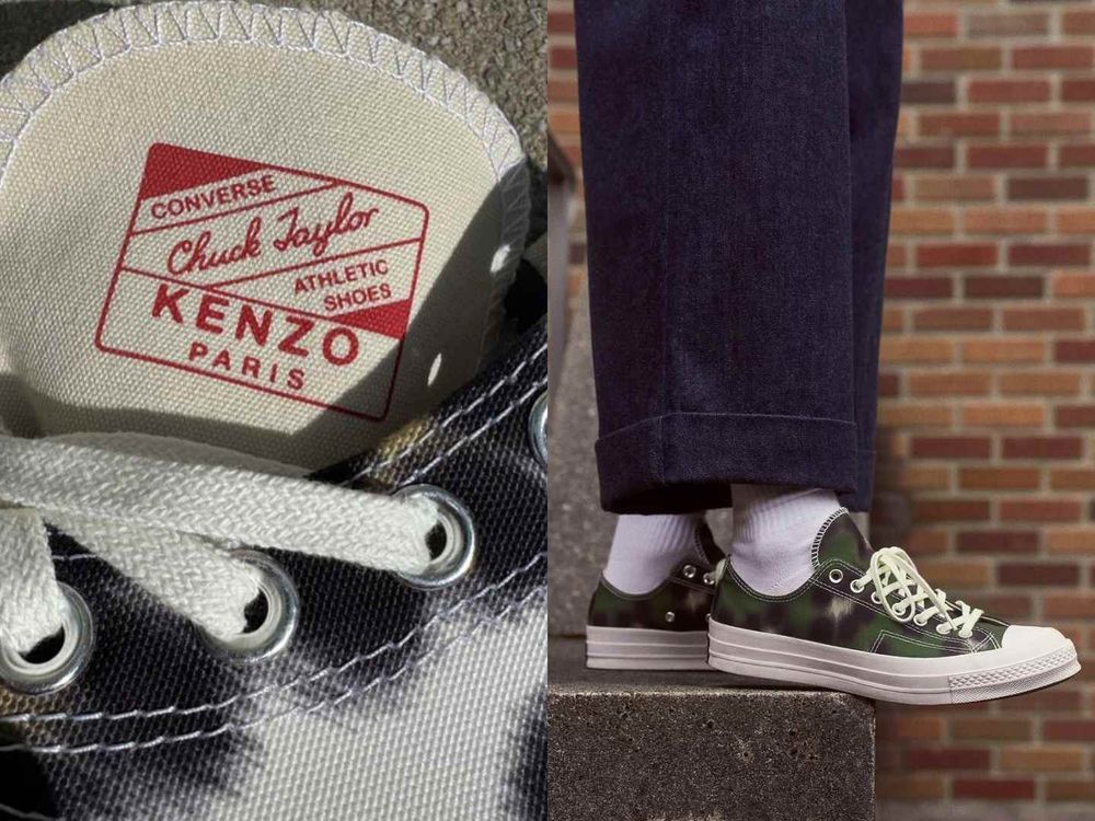 鞋迷眼睛發亮！CONVERSE聯名KENZO「模糊版豹紋花」Chuck 70未開賣就轟動！-2
