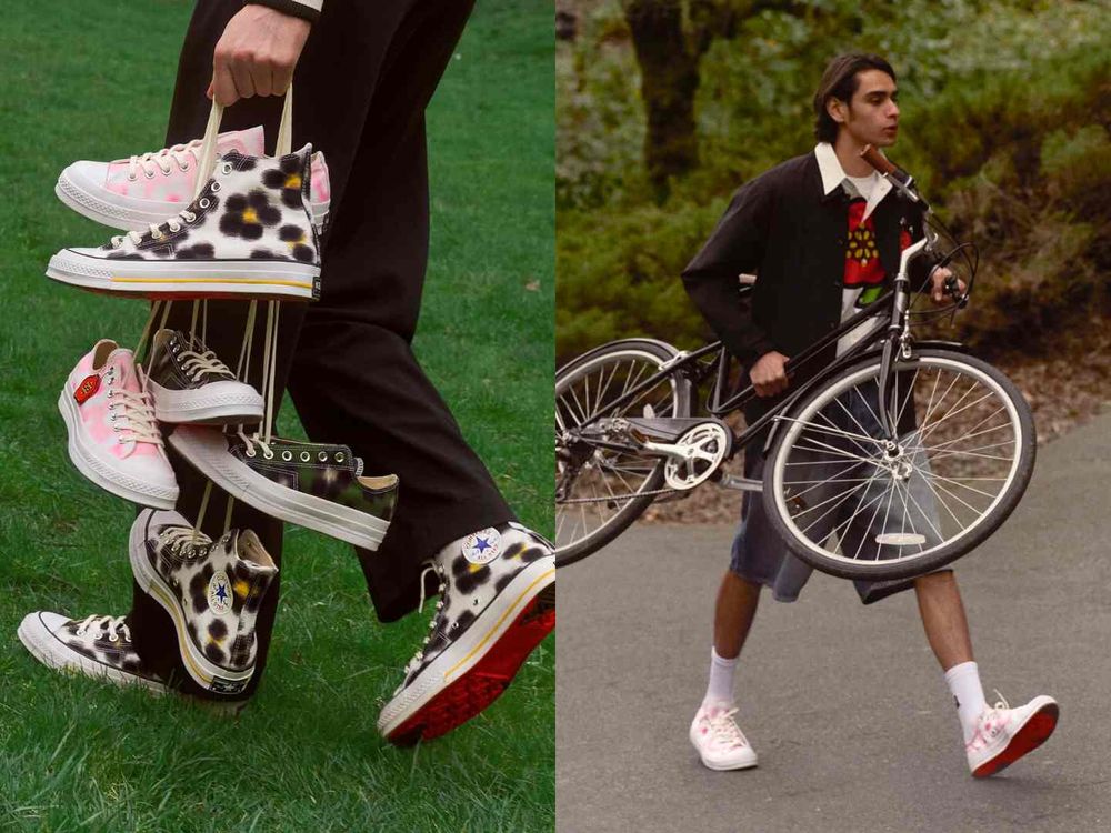 鞋迷眼睛發亮！CONVERSE聯名KENZO「模糊版豹紋花」Chuck 70未開賣就轟動！-7