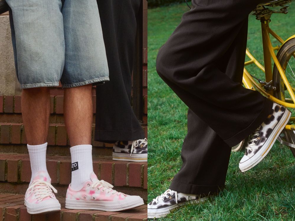 鞋迷眼睛發亮！CONVERSE聯名KENZO「模糊版豹紋花」Chuck 70未開賣就轟動！-9