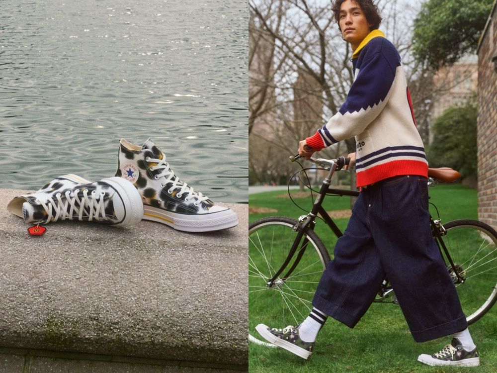 鞋迷眼睛發亮！CONVERSE聯名KENZO「模糊版豹紋花」Chuck 70未開賣就轟動！-8
