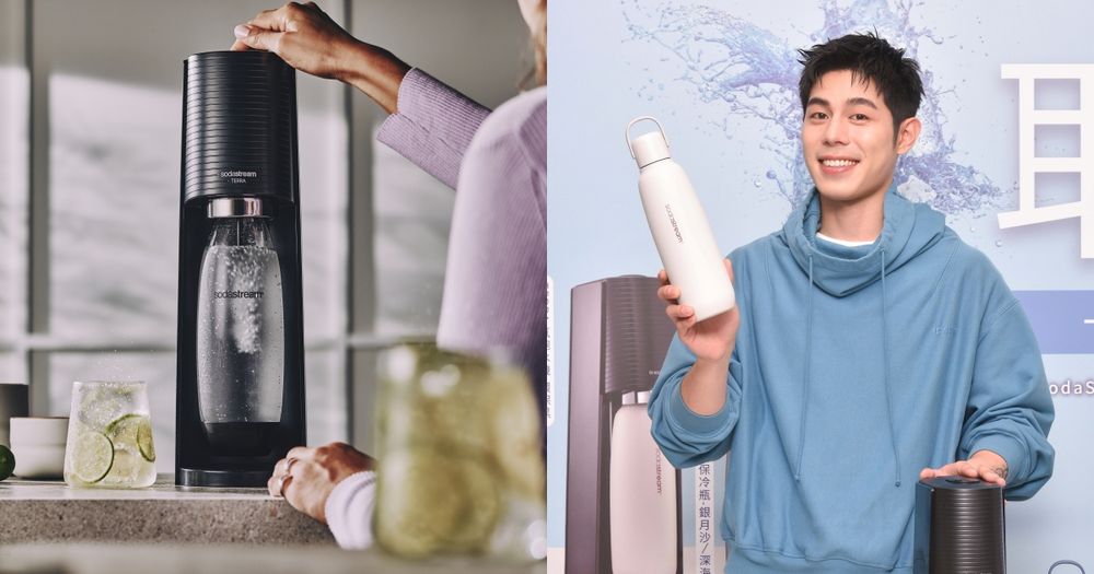 「流氓」詹懷雲拿下SodaStream代言！首推TERRA環保氣泡水機、快跟男神一起愛地球！-1
