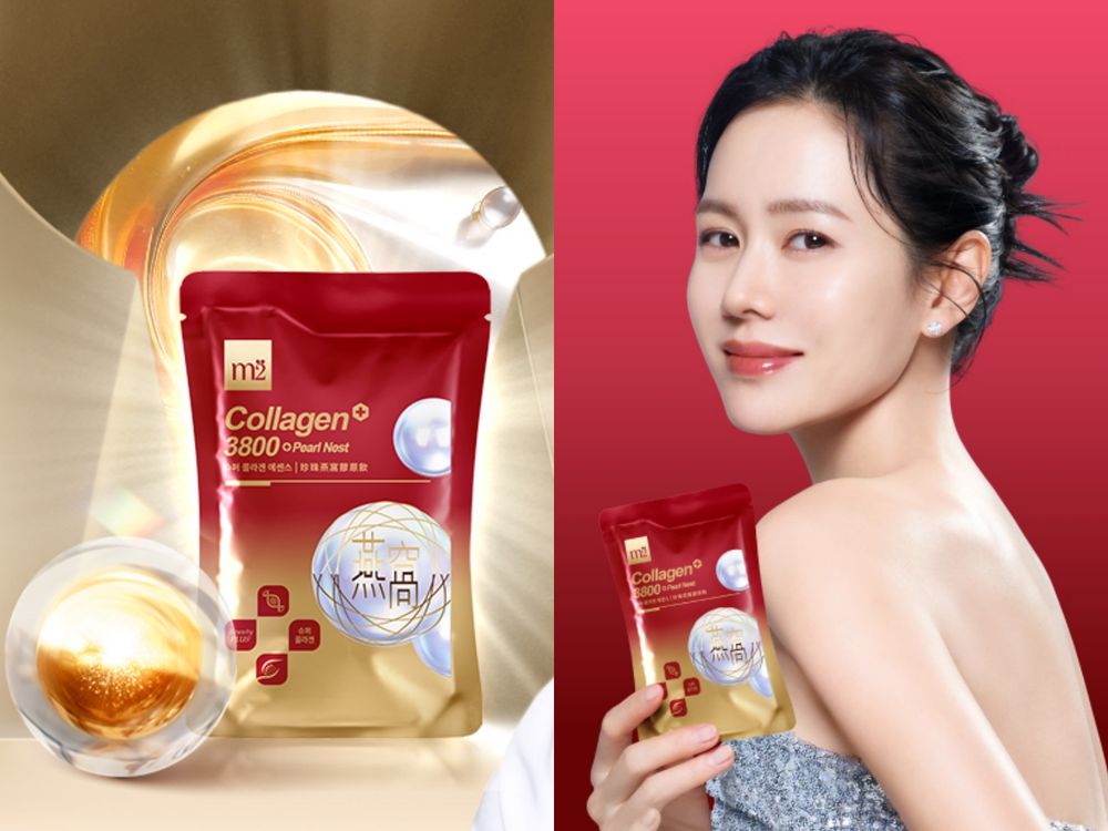 孫藝珍美麗升級！m2美度再推「珍珠燕窩膠原飲」進駐全家便利超商，隨時隨地快充膠原與美貌！-6