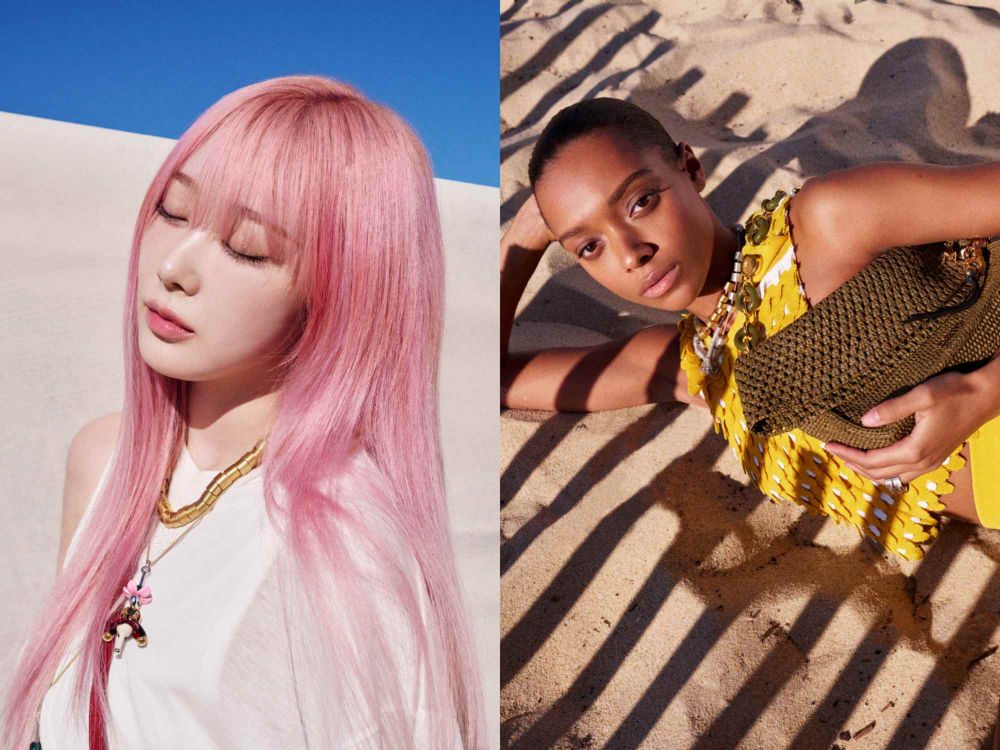 這麼漂亮合理嗎？LOEWE新廣告找來aespa Giselle！粉金髮根本人間精靈！-15