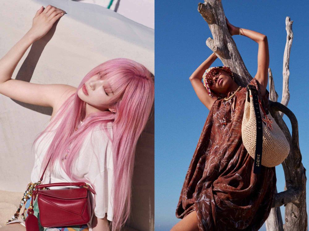 這麼漂亮合理嗎？LOEWE新廣告找來aespa Giselle！粉金髮根本人間精靈！-16