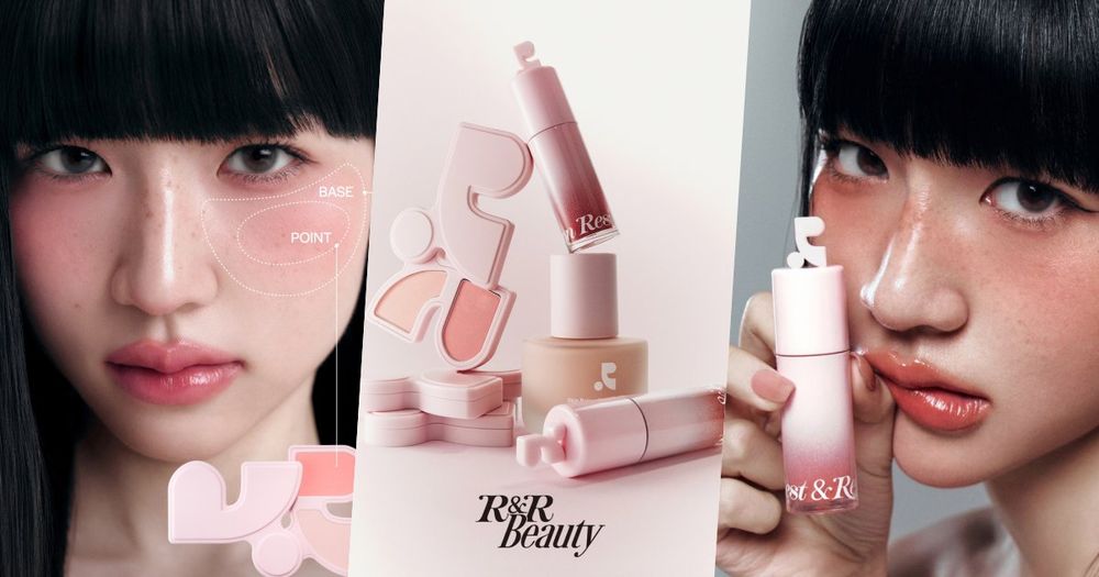 彩妝潮流完美結合！Rest & Recreation「逗號腮紅、唇釉」寶寶粉芭蕾風外殼、上市立刻賣翻！-1