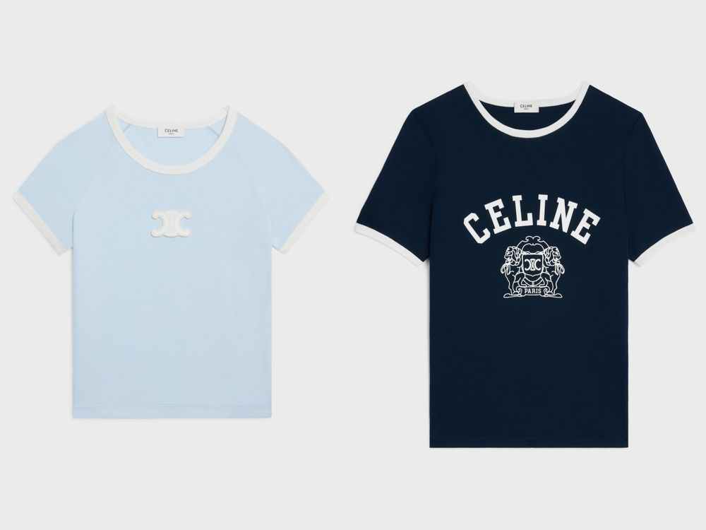 CELINE精緻女大生穿搭永不過時！韓星女團都愛「Logo上衣」值得狠下心投資一件！-6