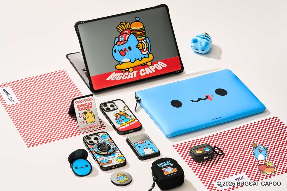 藍色小怪物攻佔CASETiFY！百萬IP貓貓蟲咖波聯名「美式漢堡餐廳主題」萌力全開！-6