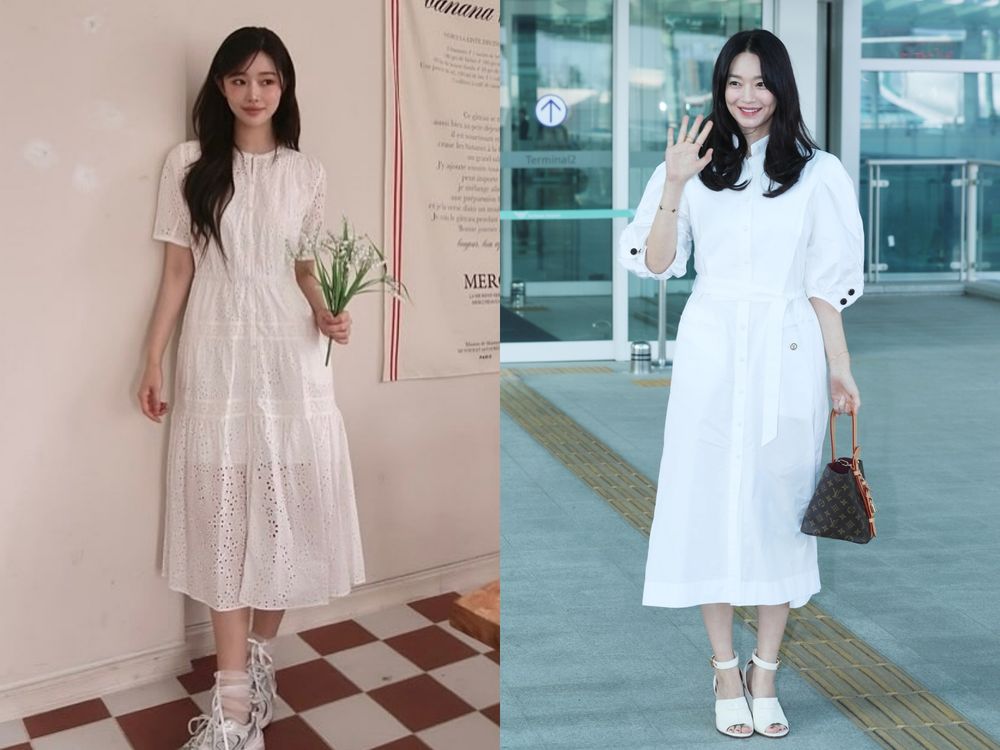 懶人必備！解鎖夏天「長洋裝穿搭」5大公式！降溫又防曬、碎花洋裝韓星人手一件！-3