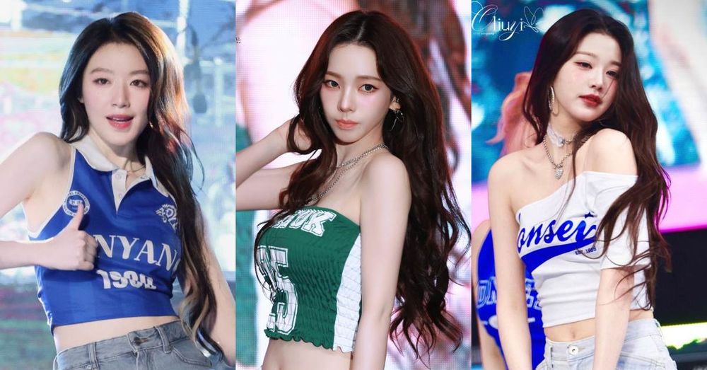 網熱議2025韓國大學校慶KPOP女神TOP6！舒華舞台魅力驚豔全場，Karina、張員瑛再創神級直拍！-1