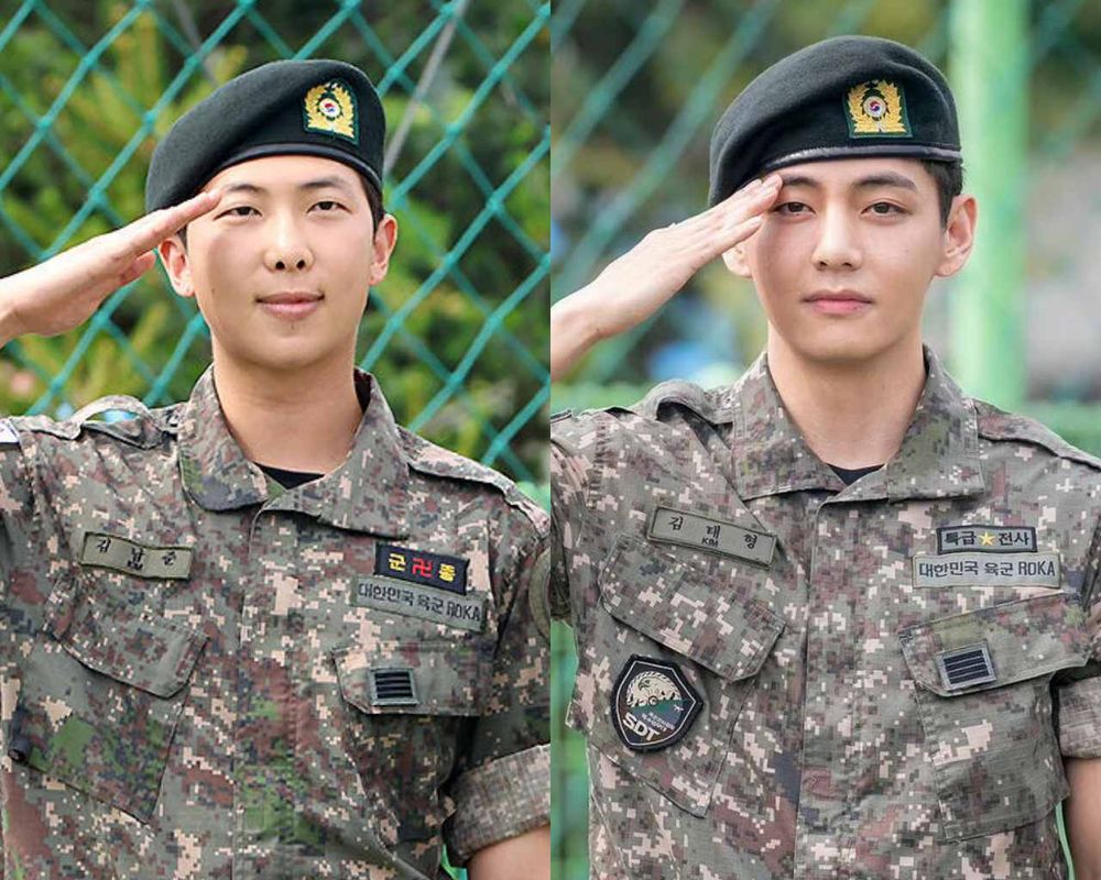 阿米尖叫！BTS防彈V、RM正式退伍！「WE ARE BACK」看板宣告七人完整體回歸！-5