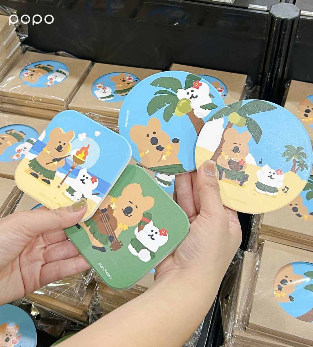 DINOTAENG「海灘果汁吧」快閃華山！超可愛「草裙Quokka吸管杯、扶桑花BOBO玩偶」必買一次看-18