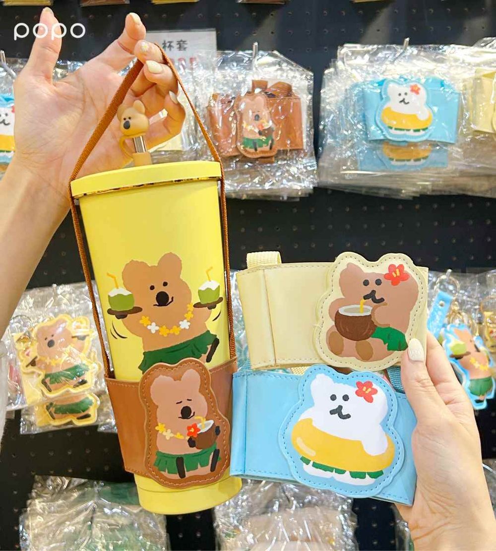DINOTAENG「海灘果汁吧」快閃華山！超可愛「草裙Quokka吸管杯、扶桑花BOBO玩偶」必買一次看-20