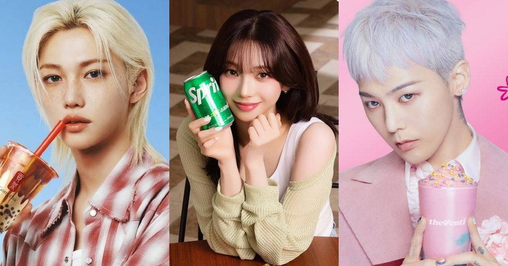 2025最新8位韓星飲料代言人盤點！Felix狂喝貢茶珍奶太可愛、GD火龍果系列冰沙宣傳照帥翻！-1