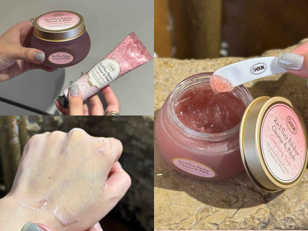 SABON「二合一臉部磨砂膏」薄荷、薰衣草全新升級，芳療精油＋純露香氣更層次，迷迭香磨砂洗顏會起泡、各種膚性都適用！ -13