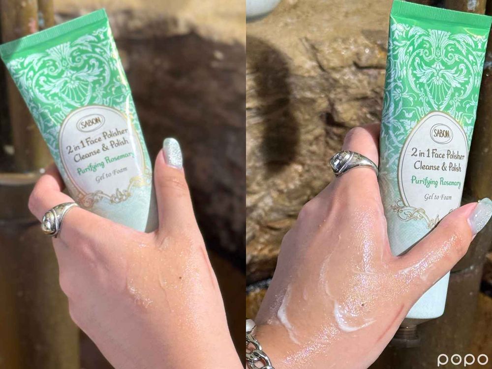SABON「二合一臉部磨砂膏」薄荷、薰衣草全新升級，芳療精油＋純露香氣更層次，迷迭香磨砂洗顏會起泡、各種膚性都適用！ -20