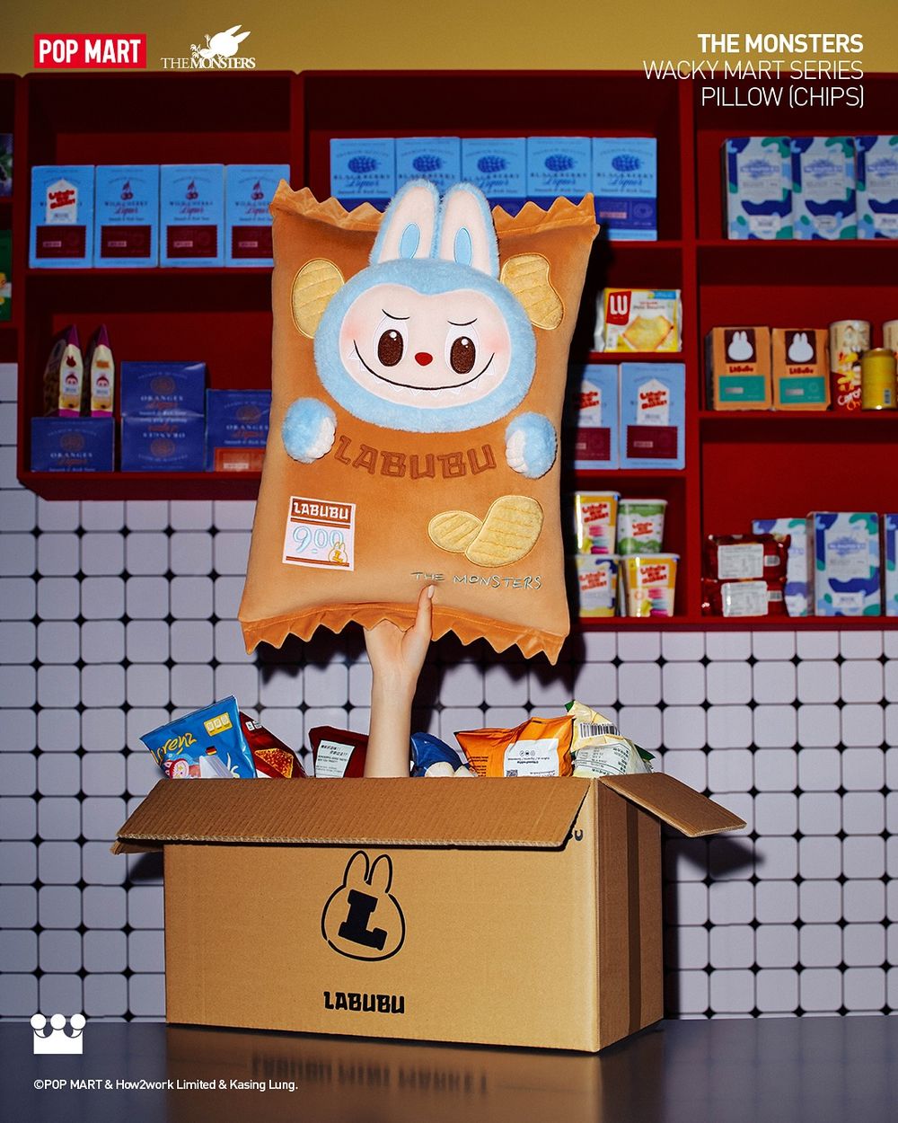 泡泡瑪特最新必買「怪味便利店LABUBU」！超Q炸蝦LABUBU盲盒公仔、洋芋片抱枕全都想要！-16