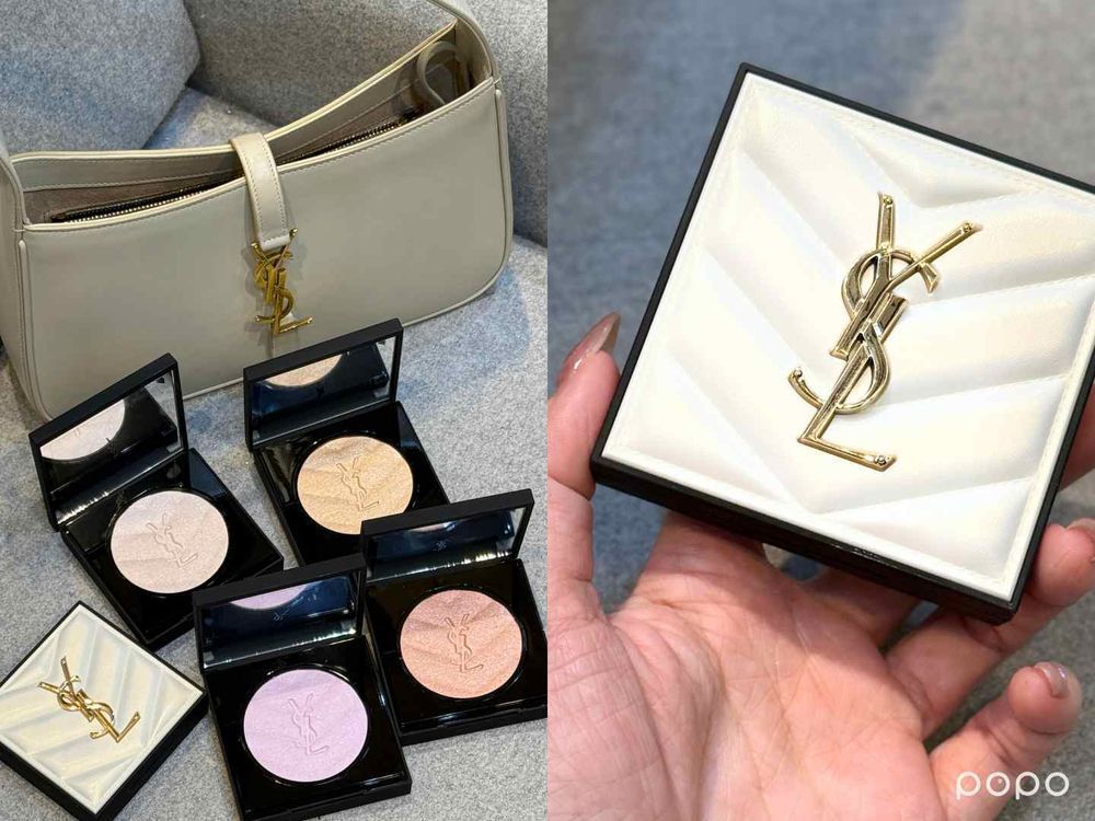 2025上半必收藏奢光美肌打亮！YSL、迪奧皮革打亮餅美成精，小紅書瘋搶PRADA高訂香檳高光！-5