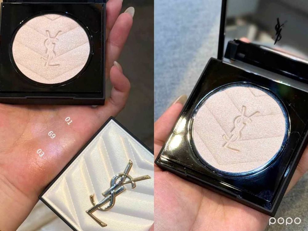 2025上半必收藏奢光美肌打亮！YSL、迪奧皮革打亮餅美成精，小紅書瘋搶PRADA高訂香檳高光！-4