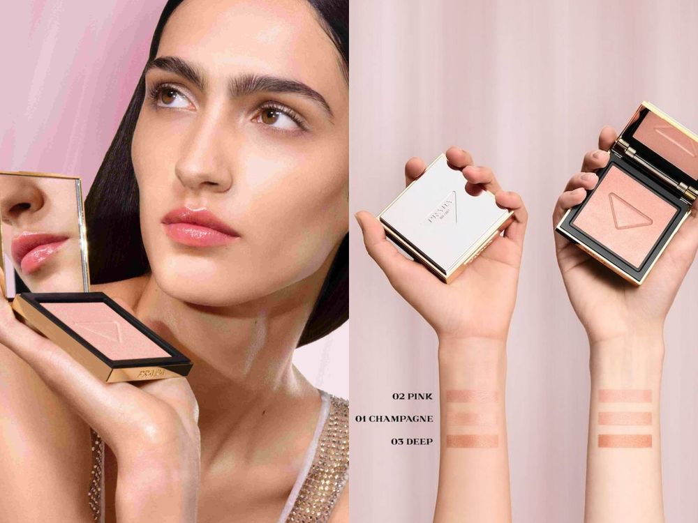 2025上半必收藏奢光美肌打亮！YSL、迪奧皮革打亮餅美成精，小紅書瘋搶PRADA高訂香檳高光！-17