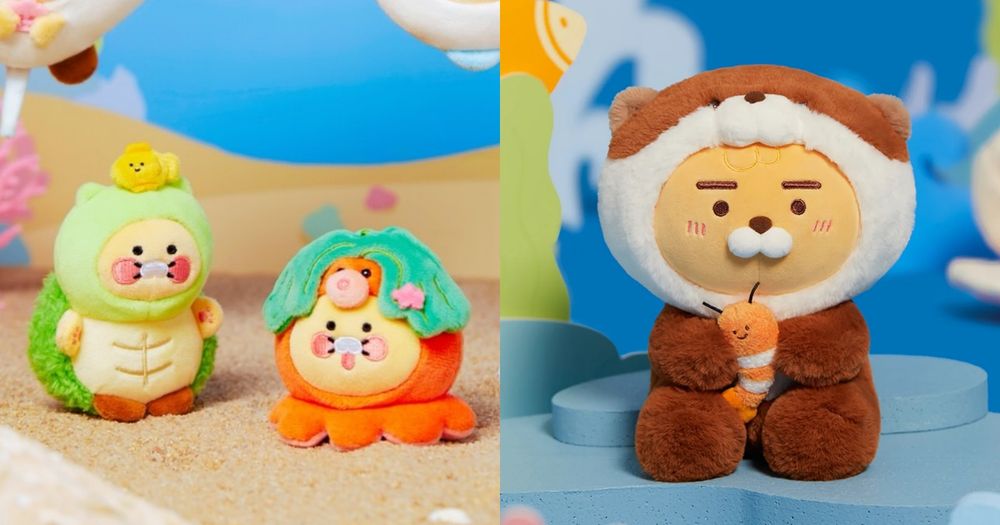 Kakao Friends海洋生物系列開賣！「海龜春植絨毛吊飾、海獺萊恩玩偶」可愛到韓妞都想全部掃貨！-13