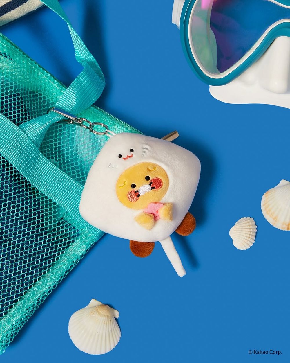 Kakao Friends海洋生物系列開賣！「海龜春植絨毛吊飾、海獺萊恩玩偶」可愛到韓妞都想全部掃貨！-2