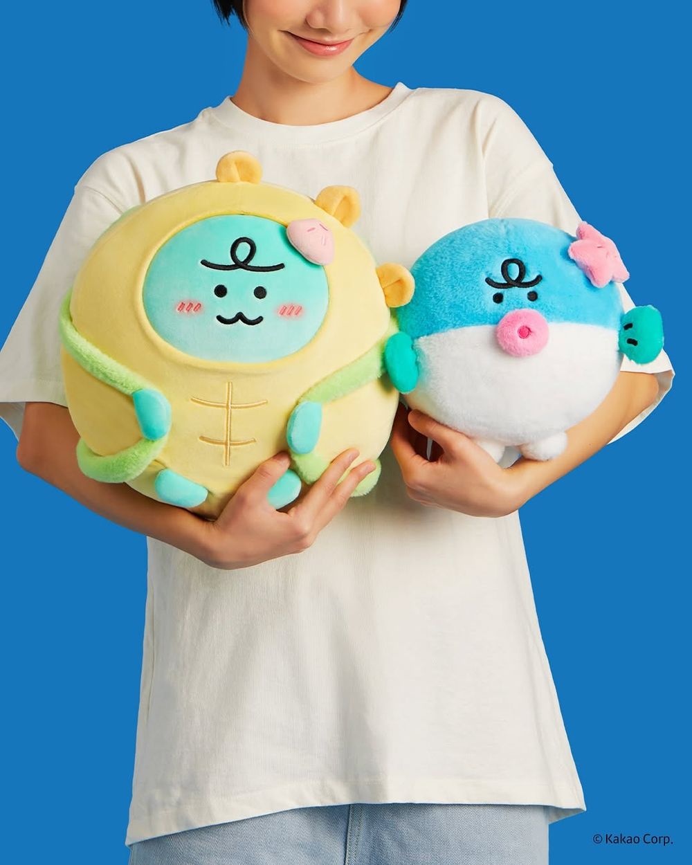 Kakao Friends海洋生物系列開賣！「海龜春植絨毛吊飾、海獺萊恩玩偶」可愛到韓妞都想全部掃貨！-6