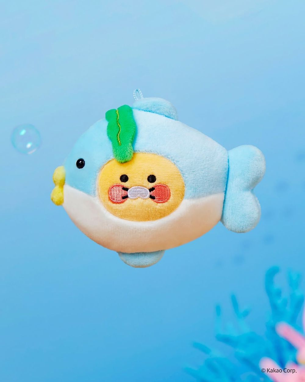 Kakao Friends海洋生物系列開賣！「海龜春植絨毛吊飾、海獺萊恩玩偶」可愛到韓妞都想全部掃貨！-9