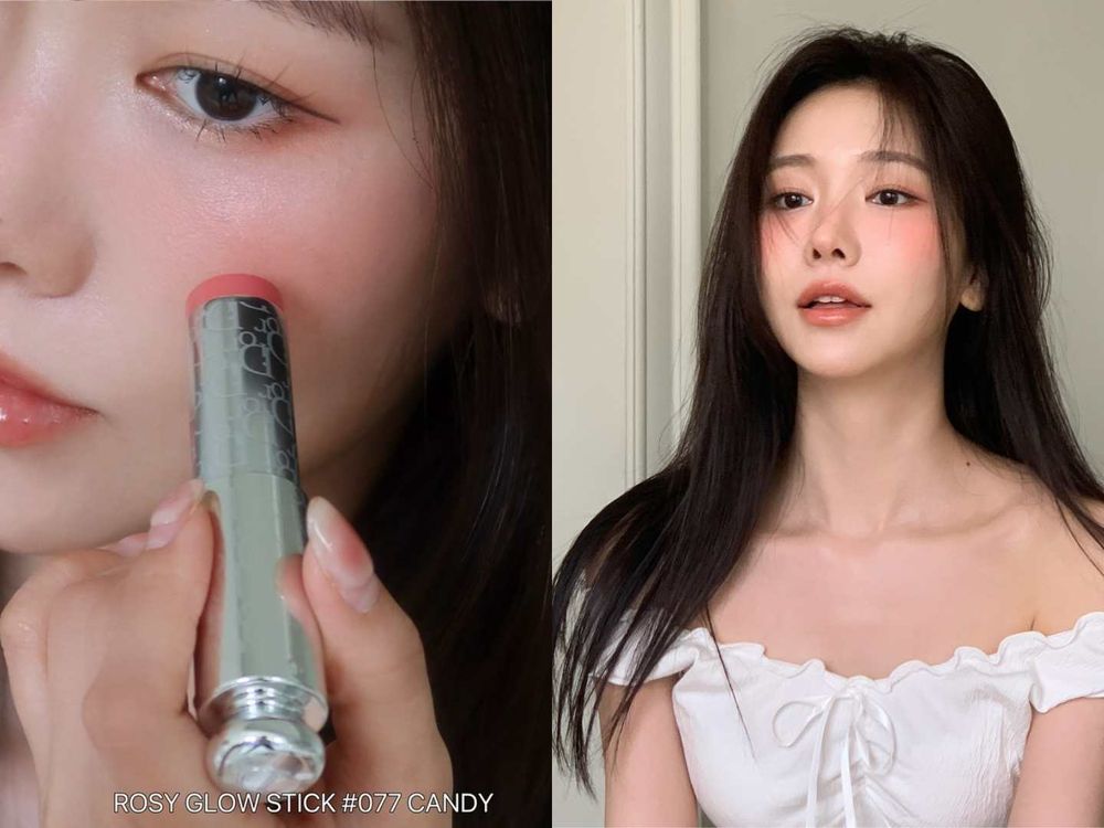 乍看根本巨型唇膏！DIOR最新爆款「粉漾緹花頰彩棒」pH值調節色澤＋夢幻6色選，根本腮紅棒的天花板！-7