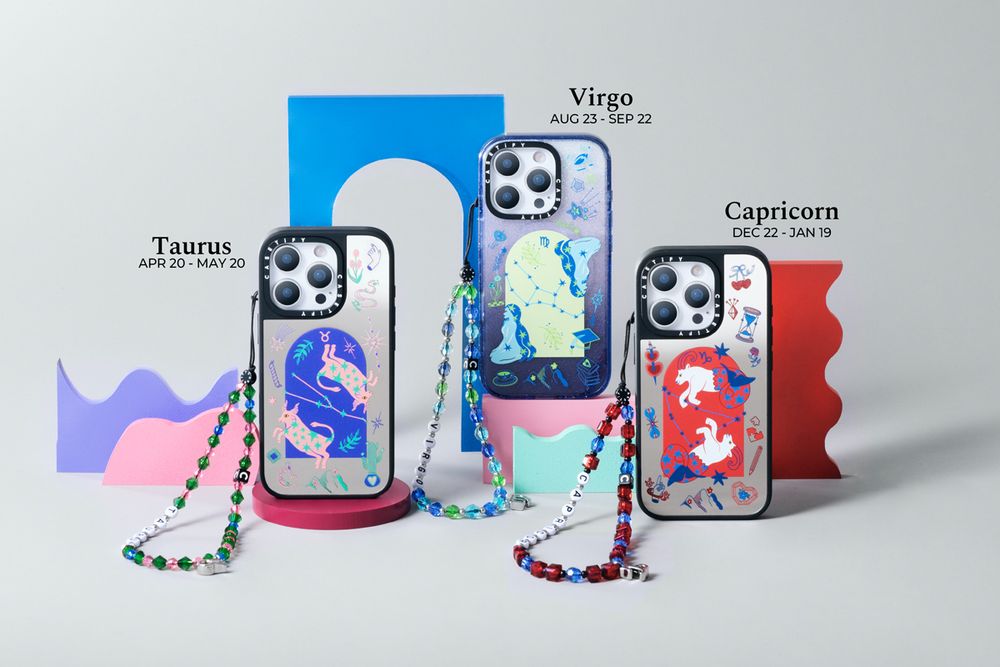 七月水逆來了！CASETiFY「12星座招好運大法」原來手機掛鍊選「月亮星座」可以擋水逆！？-7