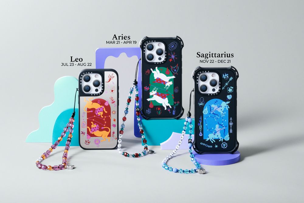 七月水逆來了！CASETiFY「12星座招好運大法」原來手機掛鍊選「月亮星座」可以擋水逆！？-8