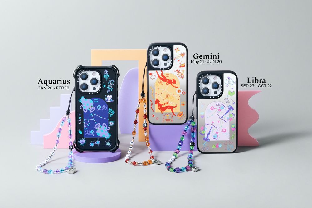 七月水逆來了！CASETiFY「12星座招好運大法」原來手機掛鍊選「月亮星座」可以擋水逆！？-5