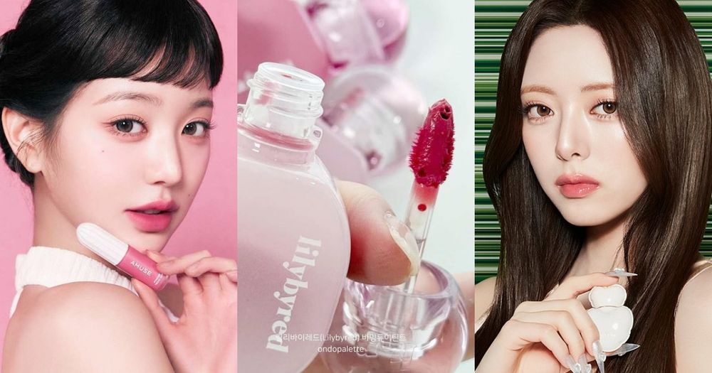 2025韓國上半年爆火唇彩回顧！蘭芝甜甜圈唇蜜、AMUSE絲絨唇釉...，ITZY Yuna同款奶白愛心唇釉是黑馬！-1
