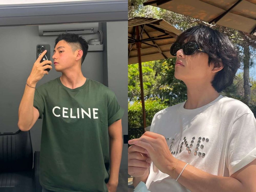 少年感的神！BTS金泰亨10套CELINE封神穿搭回顧！每一套都帥到可以直接當桌布！-21