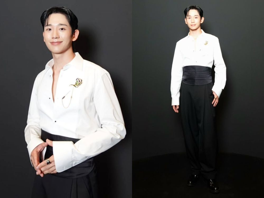 Dolce&Gabbana王子降臨！丁海寅米蘭男裝週「極致魅惑」半露胸膛、難想像已經37歲？！-4