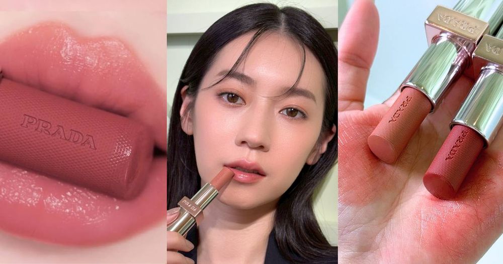 PRADA Beauty首款爆光精品唇膏上市，「原生稜光水唇膏」最美冷淡系水光妝效，展現細膩高級光、低飽和粉唇天花板！-1