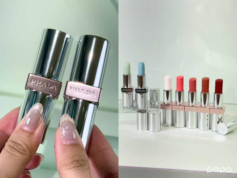 PRADA Beauty首款爆光精品唇膏上市，「原生稜光水唇膏」最美冷淡系水光妝效，展現細膩高級光、低飽和粉唇天花板！-2