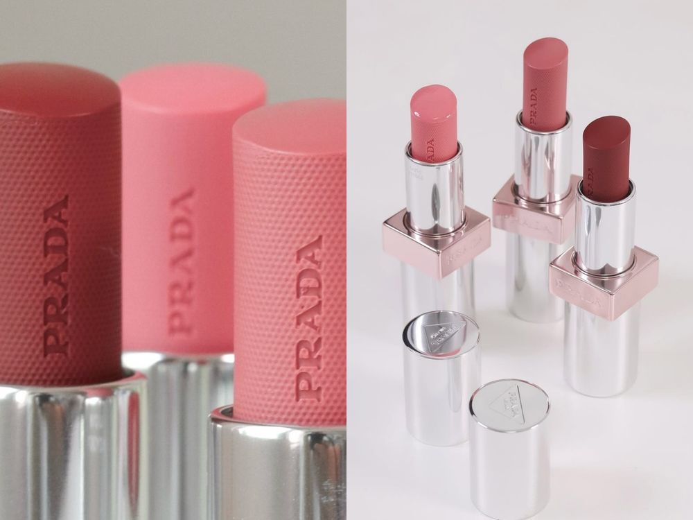 PRADA Beauty首款爆光精品唇膏上市，「原生稜光水唇膏」最美冷淡系水光妝效，展現細膩高級光、低飽和粉唇天花板！-7