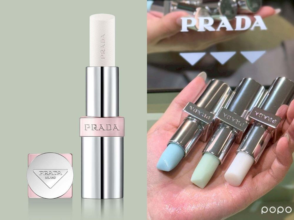 PRADA Beauty首款爆光精品唇膏上市，「原生稜光水唇膏」最美冷淡系水光妝效，展現細膩高級光、低飽和粉唇天花板！-9