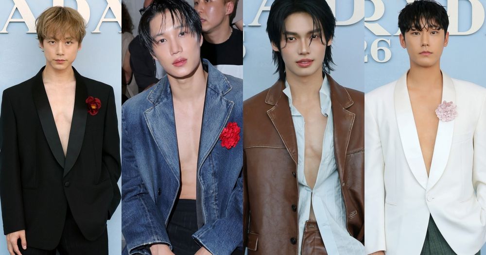 Prada很懂大家想看什麼！坂口健太郎、Win、KAI男裝大秀深V胸肌一字排開、老實李到晛也豁出去了！-1